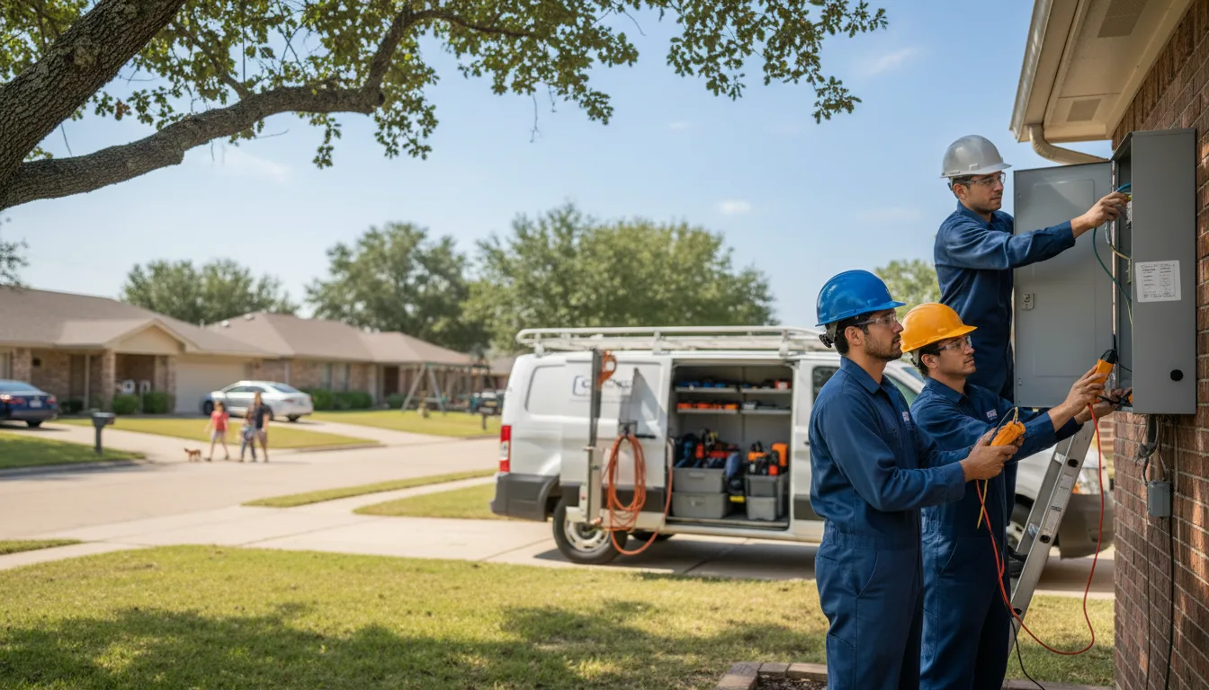 Certified electrician providing emergency electrical services in White Heath, IL